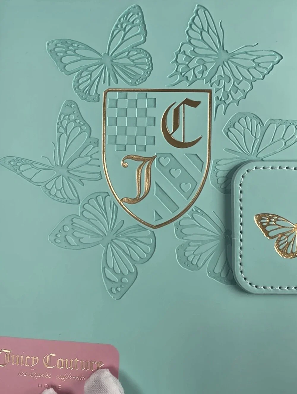 Juicy Couture Journal - Mint with Gold Logo
